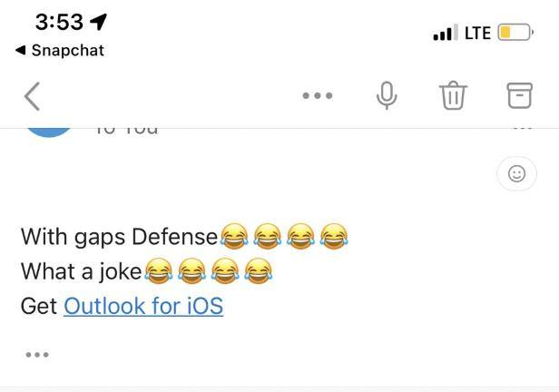 A supposed second response from Dan Enos to a college student.